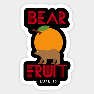 Bear Fruit Christian Verse Sticker